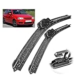 🚀【Anwendbare Modelle】: Scheibenwischer für VW Polo 3 6N 6KV 6N2 1994–2002. Bitte überprüfen Sie vor dem Kauf sorgfältig Ihr Automodell und das Baujahr. Wenn Sie sich nicht sicher sind, können Sie ein Foto machen und es uns per E-Mail senden. Wir werden innerhalb von 24 Stunden antworten und Ihnen bei der Lösung des Problems helfen!