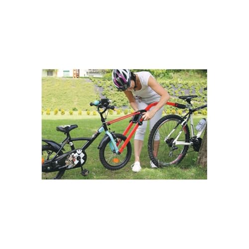 Peruzzo - Barre Trail Angel Rouge - Système d'accroche Simple et sûr pour tracter Un vélo Enfant - Compatible avec Roues Enfants 10'' à 20'' et Tubes de selles Adultes Max 31,8 mm - Poids Max 30 kg – vue 4