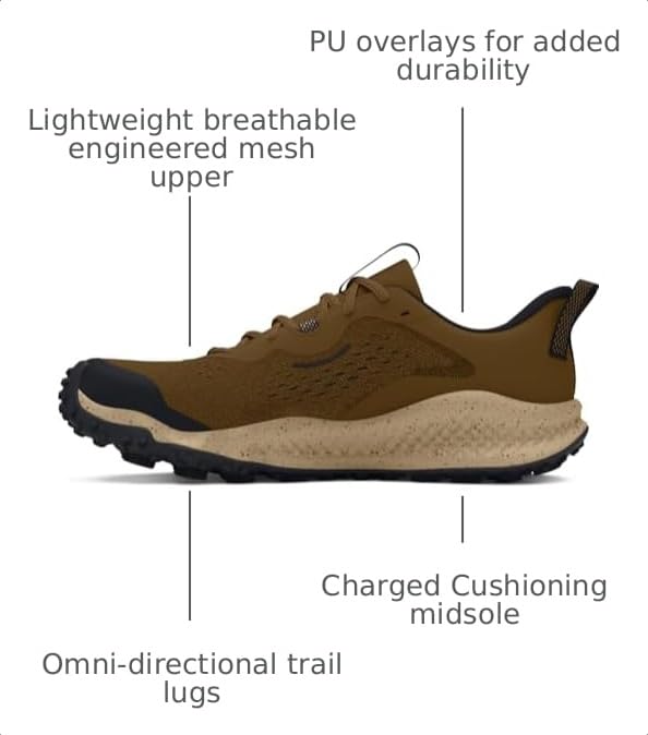 Image of Under Armour Men's Charged Maven Trail Hiking Shoes