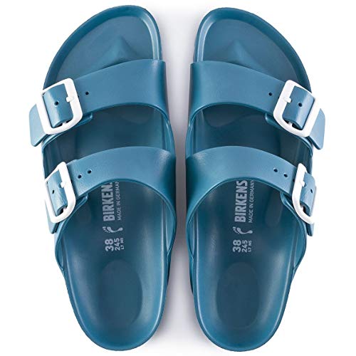 Image of Birkenstock Women's Heels Open Toe Sandals, Turquoise, 9