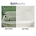 Bathworks Roll-On Sink Refinishing Kit with EZ-Etch - 11 fl oz Coating & Tools Included, High Gloss White, Professional-Grade DIY System for Sinks & Small Fixtures - Durable Non-Yellowing Finish