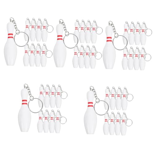 Porte-clés bowling pendentifs décoratifs pour sac et clés