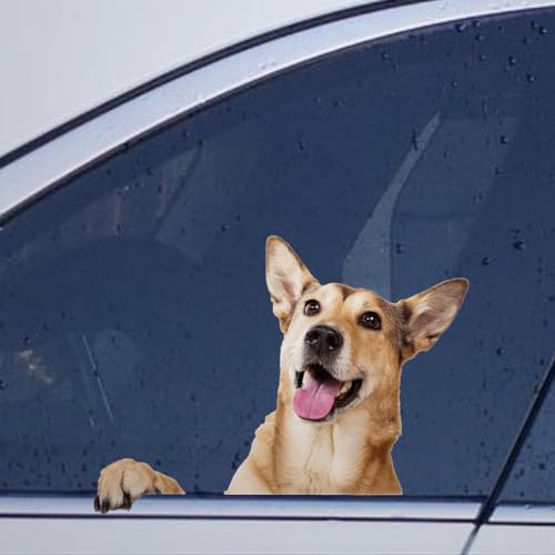 Image of German Shepherd Dog Stickers - Funny Pet Lover Gift Vinyl Decals for Car, Laptop & Bumper