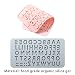 2 moldes de chocolate con letras inglesas, moldes de letras de chocolate,...