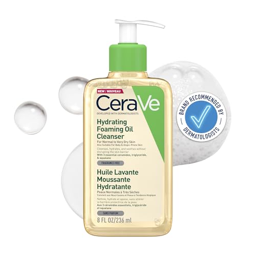 CeraVe Hydrating Foaming Oil Cleanser for Normal to Very Dry Skin 236ml
