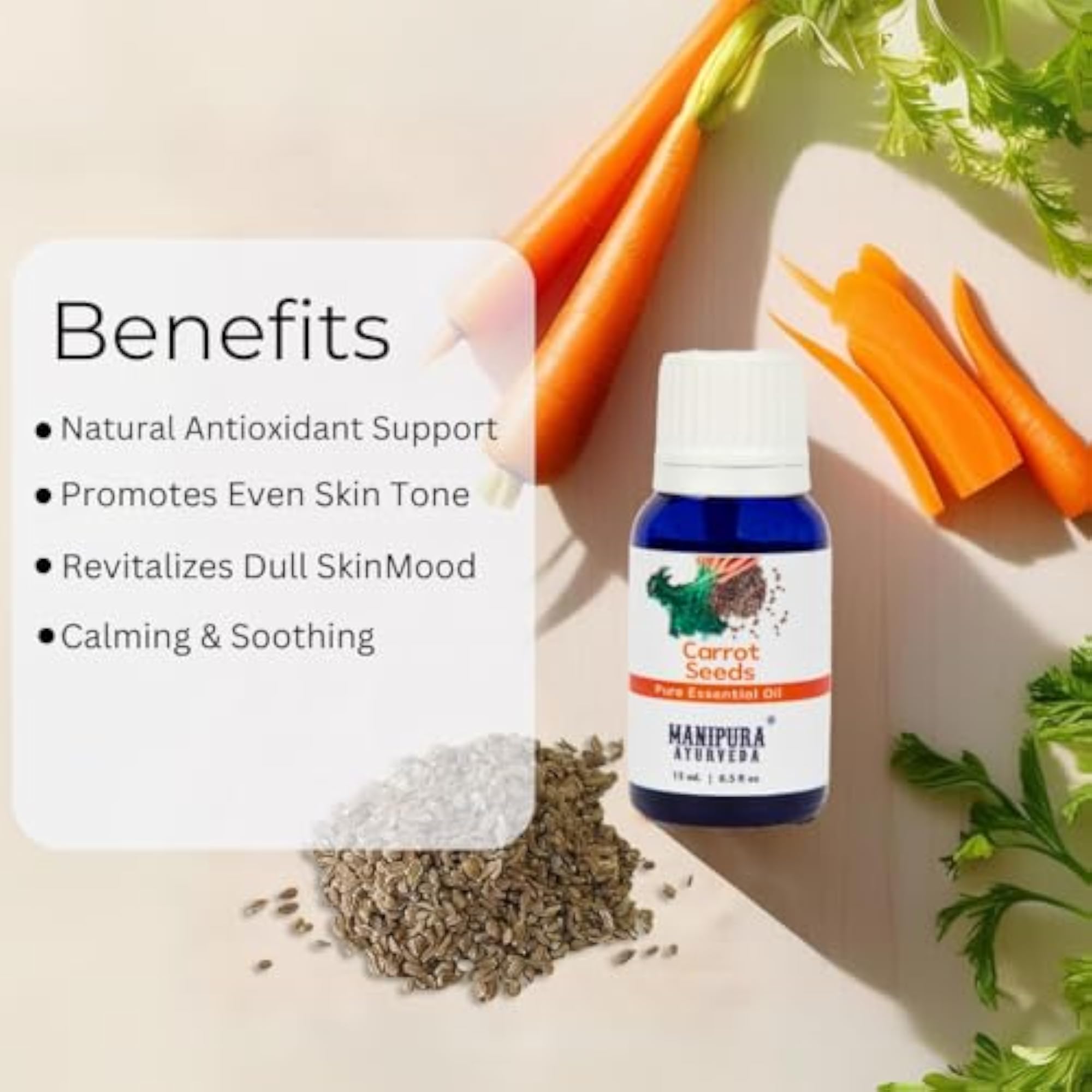 Carrot Seed & White Tea Oil Diffuser Combo Pack, 100% Pure