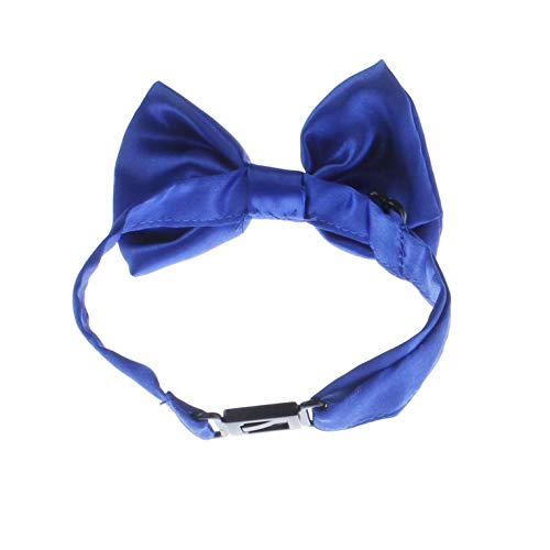 My Lello Classic Pre- Tied Satin Adjustable Bow Tie Solid Formal Tuxedo Style For Baby's, Children & Men3