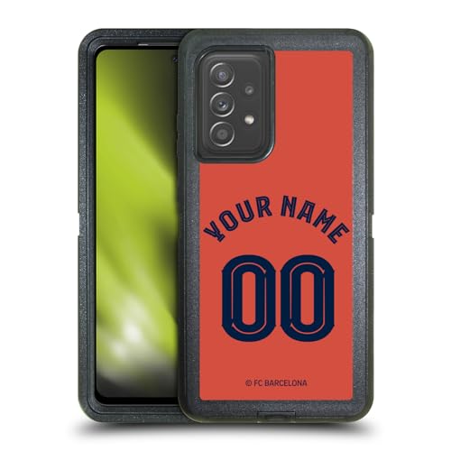 Coque rigide FC Barcelona protège smartphone Galaxy A52 contre les chutes