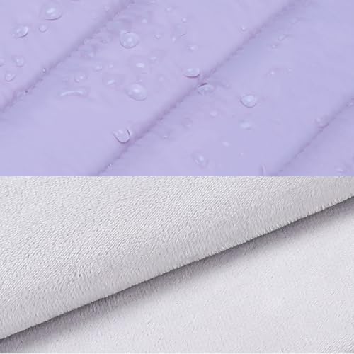 Image of MOSISO 13-14 inch Laptop Case, 13.3 inch Puffy Laptop Sleeve Compatible with MacBook Air 13 13.6 M3 M2 M1 /Pro 13 /Pro 14, HP, Dell, ASUS, Lenovo, Polyester Horizontal Bag with Small Case, Purple