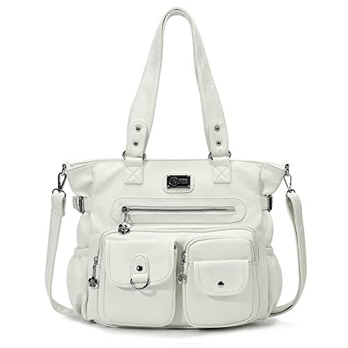 Image of KL928 Large Purses for Women Shoulder Bag Tote Handbags Stylish Vegan Leather Hobo Bags Ladies, A-Black-4 | Large