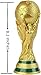 CJYGEGE World Cup Trophy Replica, 2022 World Cup Replica Trophy, Resin Soccer Collectibles Sports Fan Trophy Perfect for Office, Home and Desktop – A Touch of Gold for Your Decor! (10.6 Inches)