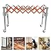 Adjustable Conveyor Roller, 110 lbs Flexible and Extendable Conveyor Roller Table with Wheels, Metal Adjustable Conveyor System Table for Warehouse Factory
