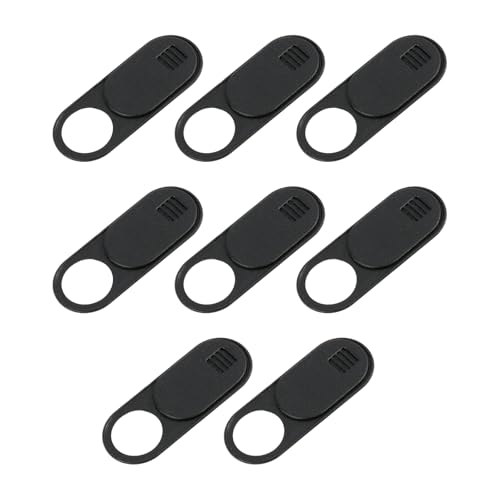 8 Pack ultradünne Privatsphäre Kamera Abdeckung für Webcam, Laptop & Handy, Schiebbarer Kameraabdeckungs Schutz, kompatibel mit gängigen Geräten, diskret & einfach anzubringen