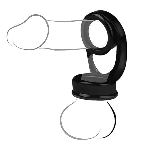 Cock Rings, Silicone Penis Rings, Erection Enhancing, Long Lasting Stronger, Cockrings Adult Sex Toys for Men Black