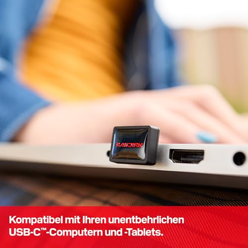 SANDISK Extreme Fit 256 GB, USB-C Laufwerk, bis 400 MB/s Lesen – Ansicht 3