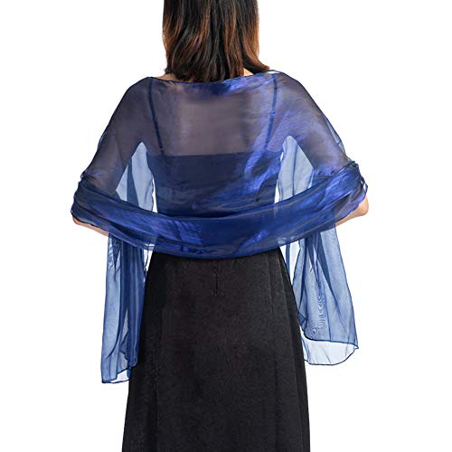 Womens Organza Shawls and Wraps for Evening Dresses Bridal Party Scarves