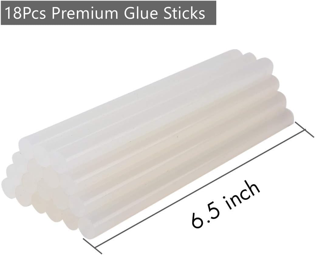 TENGEN Hot Glue Gun - LED Lights & 18 Sticks -6