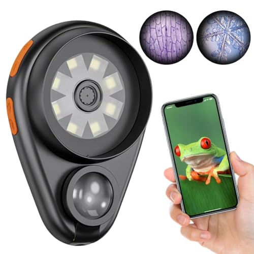 Microscope de poche avec éclairage 8 LED pour inspecter les circuits électroniques