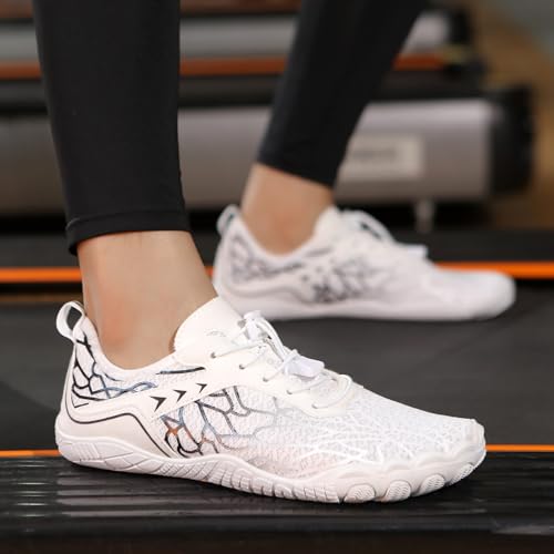 Image of Hike Barefoot Shoes Womens Men,Unisex Barefoot Water Shoes Breathable, Anti-Slip Hiking Footwear for Athletic Wide Toe Shoe Footwear for Hiking, Walking, Running, Yoga, and Water Sports