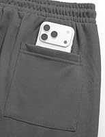 TARAINYA Baggy Jogginghose Herren Baumwolle mit Zipper Taschen – Ansicht 5
