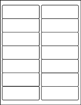 MACO Laser/Ink Jet White Address Labels, 1-1/3