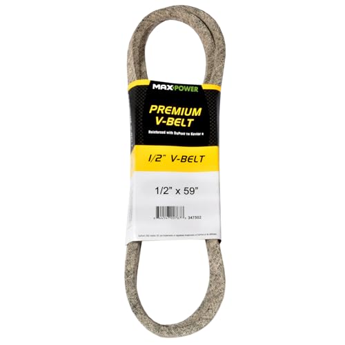 Maxpower 347502 Premium Belt Reinforced with Kevlar Fiber Cords, 1/2