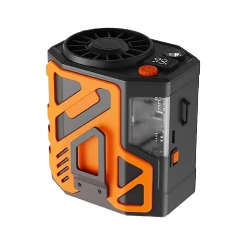 Ventilador con clip para la cintura contra el sudor corporal recargable