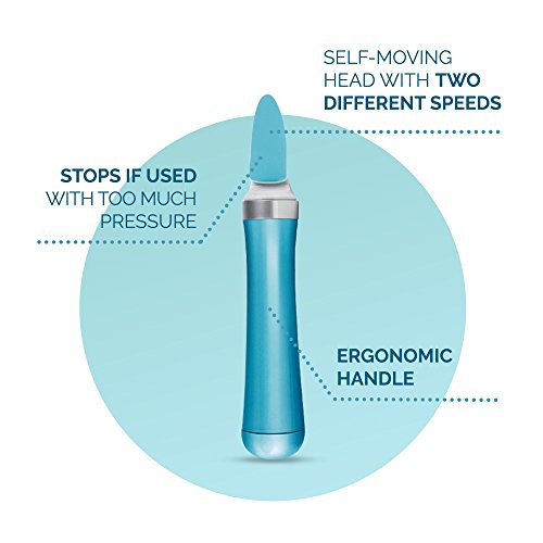 Scholl Velvet Smooth Elektronisches Nagelpflegesystem, blau, 1 Stück