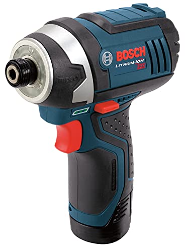 Bosch Ps41-2A 12V Max 1/4-Inch Hex Impact Driver Kit With 2 Batteries, Charger And Case,Blue #TOP1