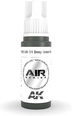 AK Acrylics 3Gen Aircraft AK11893 IJN D1 Deep Green Black (17ml)