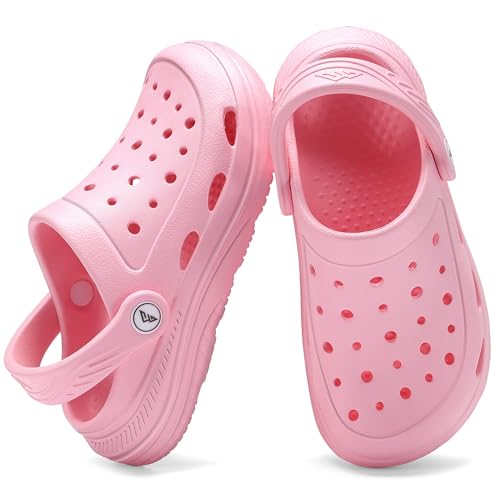 Image of Kids Tie Dye Garden Clogs for Boys Girls | Lightweight Slip-On Water Shoes with Arch Support