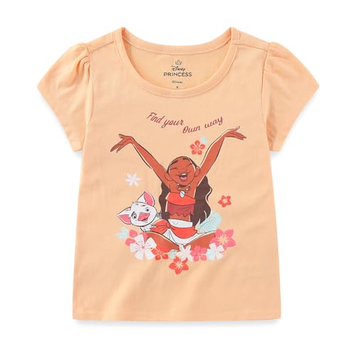 Disney Moana Girls 3 Pack Short Sleeve T-Shirt for Toddlers and Big Kids2