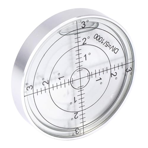 Happyyami 属製耐久プラスチック製形水平器 高精気泡レベラー 建築土木用コンパクト設計 ホワイト液体表示 携帯便利