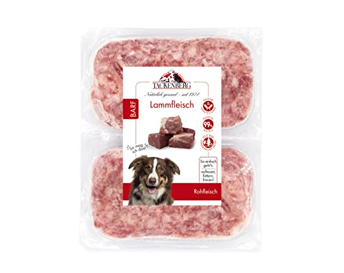 TACKENBERG Barf Premium Mix-Paket für Hunde. 5kg Barf Fleisch für Hunde