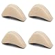 WLLHYF 2/3 Paar weicher Schwamm einstellbar Schuh Filler Unisex wiederverwendbar machen Schuh zu groß Inserts Big Toe Plug Fuß Klammer Schuh Pads für hohe Ferse Frauen (Skin, 2 Paar)