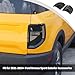 JWWY Taillight Taillamp Rear Light Lamp Cover Shell Trim for 2021-2024+ Ford Bronco Sport Exterior Accessories Blackened ABS 2PCS