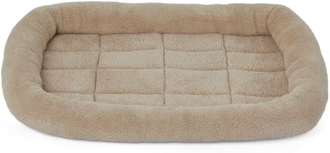 EveryYay by Petco Plush Dog Crate Mat 46" L X 28" W X 2" H Brown