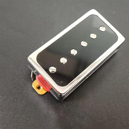 エレキギターピックアップキット エレキギターピックアップ ハムバッカーサイズ シングルコイルピックアップ ネックとブリッジ ギターパーツとアクセサリー クローム/ゴールド(Neck A)