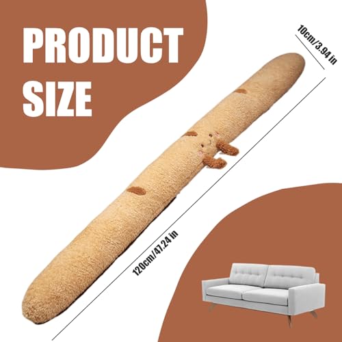 Almohada corporal suave con dibujos animados y cremallera lavable 4