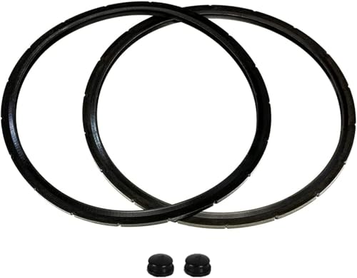 Image of 2-Pack 09924 Pressure Canner Sealing Ring & Overpressure Plug for Presto 0128206 0128202 0128203 0128204 0128303 0126306 Pressure Cooker 6 8 Quart Cooker Pressure Canner Parts