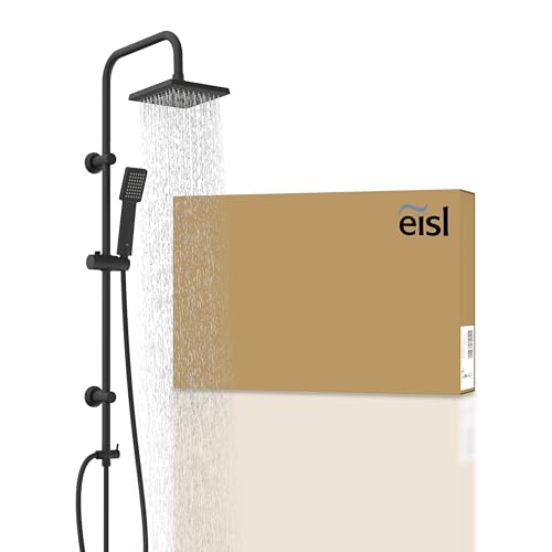 EISL Easy Energy DX12004BL-A - Juego de ducha (sistema de ducha sin grifería, 2 en 1, con ducha de lluvia grande (170 x 170 mm) y ducha de mano sin grifo, ideal para reequipar