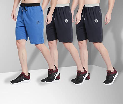 Image of OORA Men's Plus Sizes Cotton Shorts M to 5XL, 28 to 48 Inches Waistline