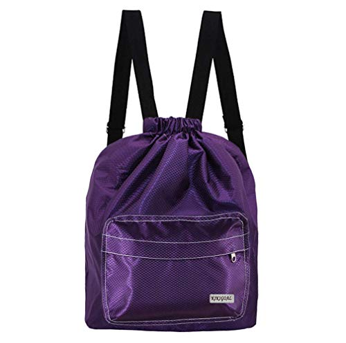 KIKIGOAL Dry Wet Separated Swimming Bag Portable Drawstring Backpack Waterproof Gym Sports Pool Beach Gear Bag for Men Women Boys and Girls