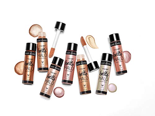 wet n wild MegaGlo Hello Halo Liquid Highlighter Makeup, Shimmer, Glow Halographic