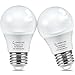 LOHAS Refrigerator Light Bulb, 40W Equivalent 120V A15 Fridge Waterproof Bulbs, 5W E26 Medium Base Daylight White 5000K for Freezer Home Kitchen Lighting, Non-dimmable, 2 Pack
