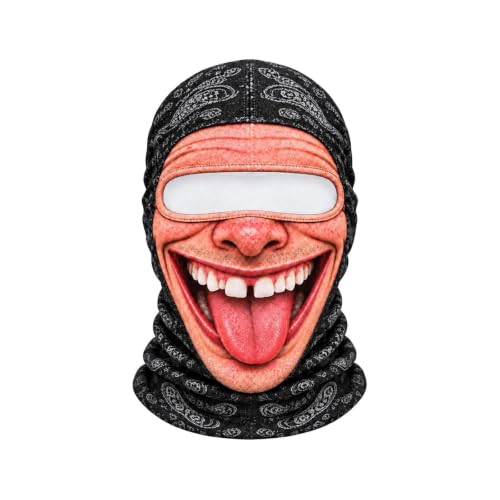 Old Man Ski Mask Funny Realistic Face Ski Mask 3D Printed Balaclava Winter - image 1