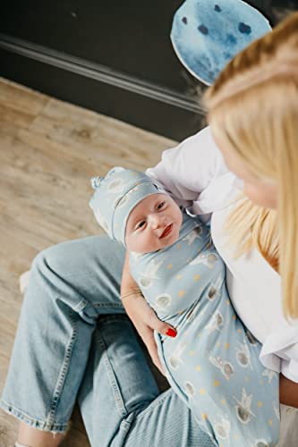 Image of Copper Pearl Swaddle Blankets for Newborns | Soft Stretchy Receiving Blankets for Boys and Girls | Large 46 x 46 Inch Baby Blankets | Lightweight and Breathable Swaddles | Neil