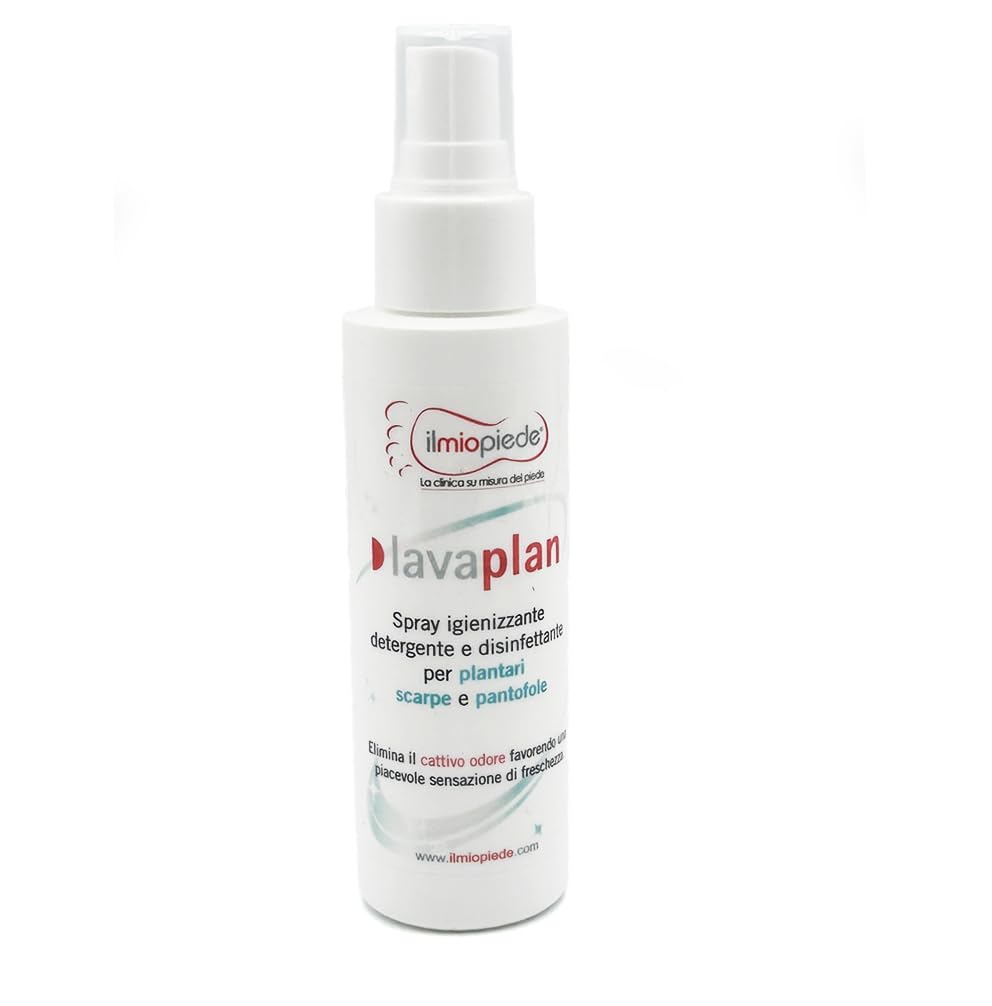Lavaplan Spray antibatterico, disinfettante e detergente. Pulisce e igienizza a fondo plantari e scarpe, elimina il cattivo odore! Special Pack 3 spray!