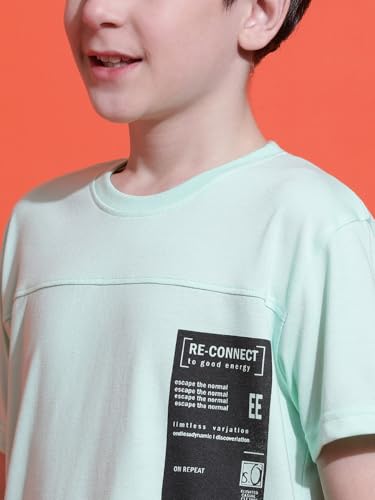 Image of Li'l Tomatoes Boys 100% Cotton Night Suit | Summer T-Shirt & Shorts Set | Soft & Breathable Sleepwear | 9-16 Years
