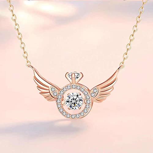 JRYX Angel Wing Heartbeat Necklace Diamond Cover